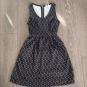 Black and white dress